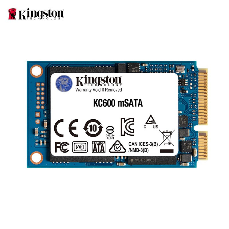 金士顿(Kingston) 1TB SSD固态硬盘 mSATA接口 KC600系列 读速高达550M
