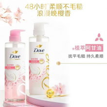 多芬（Dove）无硅油蓬松氨基酸洗发水470ml樱花 毛躁扁塌