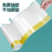 美丽雅抽绳垃圾袋45*50CM共120只加厚双面3丝家用厨房垃圾桶手提塑料袋