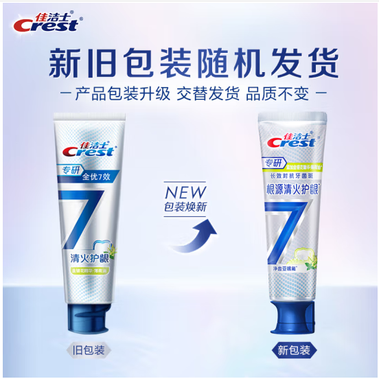 佳洁士专研清火护龈热销榜牙膏120g快速舒缓牙龈问题