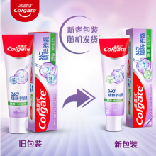 高露洁（Colgate）360°高纯度小分子精粹养龈舒爽牙膏 180g 森林薄荷 养护牙龈