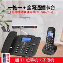 中诺（CHINO-E） W128无绳插卡电话机子母机