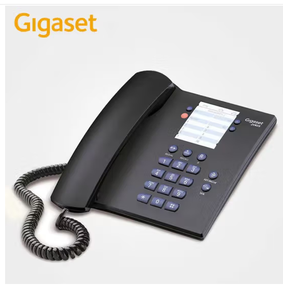 集怡嘉（Gigaset）6025原西门子电话机商务办公家用壁挂电话机一键拨号 2005黑色