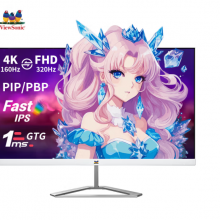 优派27英寸4K 160Hz双模320Hz FastIPS 1ms 硬件低蓝光 450nit(max