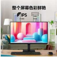 三星（SAMSUNG）24英寸 IPS 100Hz HDMI接口 护眼 支持壁挂 超薄机身设计 办公