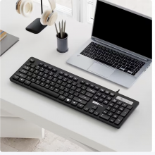 联想（lenovo）有线键盘KL31 巧克力按键 全尺寸键盘 USB 商务电脑办公键盘