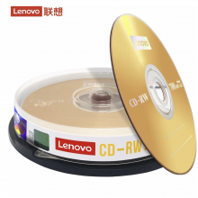 联想（Lenovo）CD-RW 空白光盘/刻录盘 4-12速700MB 台产档案系列 桶装10片 可