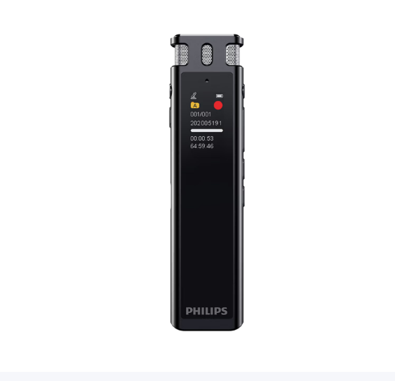 飞利浦智能AI翻译录音笔VTR5260PRO 32G 专业便携录音语音转文字 高清降噪同步翻译录音神