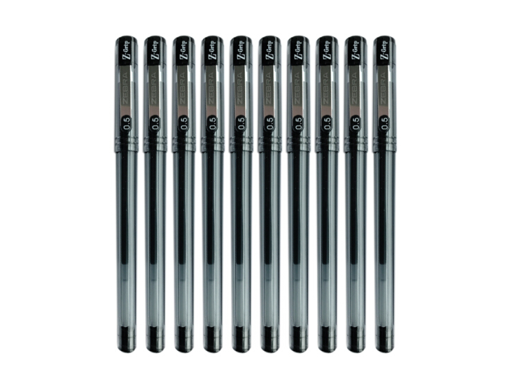 斑马牌（ZEBRA）C-JJ1 真好中性笔 签字笔 黑色 0.5mm 10支装